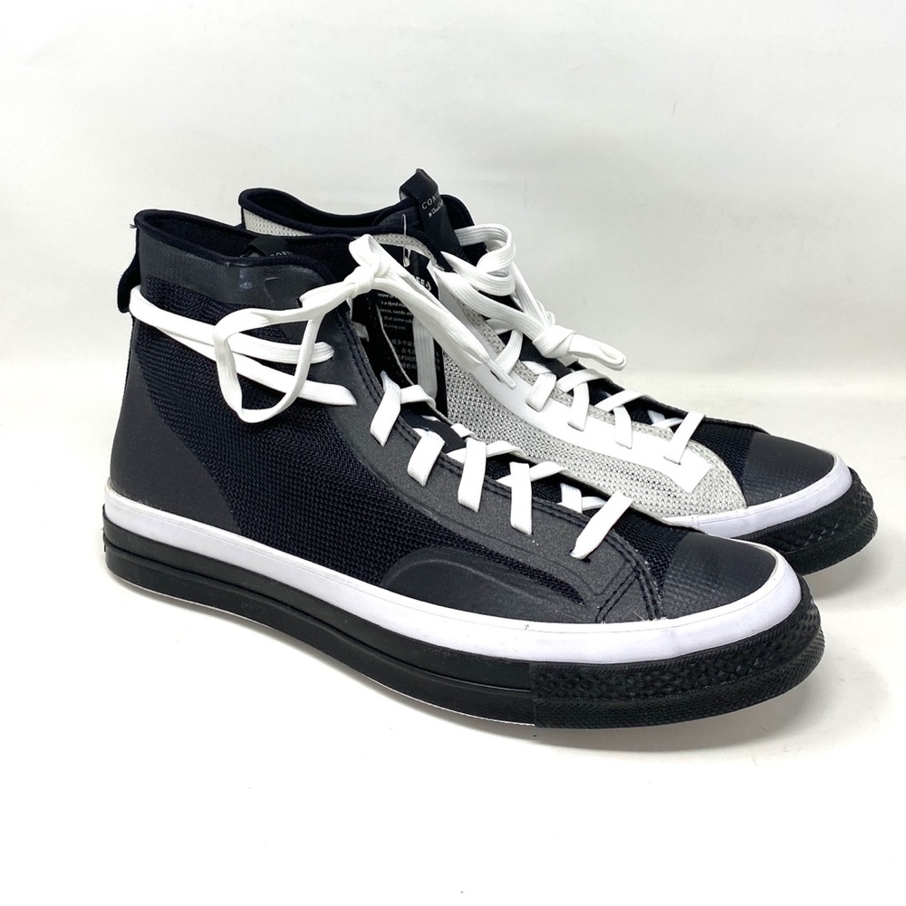 Converse Chuck 70 HI Black White Casual Shoes Men's Size High Top Mesh 170419C - Picture 10 of 13